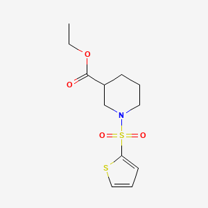 Ethyl 1-(thiophen-2-ylsulfonyl)piperidine-3-carboxylate
