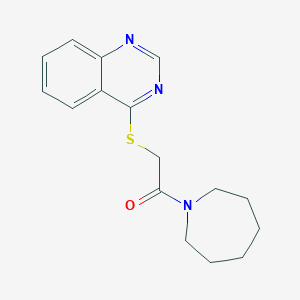 1-(Azepan-1-yl)-2-(quinazolin-4-ylthio)ethanone