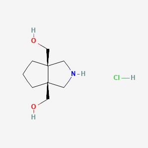 ((3AR,6aS)-tetrahydrocyclopenta[c]pyrrole-3a,6a(1H,4H)-diyl)dimethanol hydrochloride
