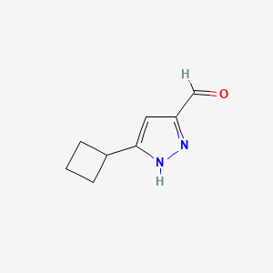 5-Cyclobutyl-1H-pyrazole-3-carbaldehyde