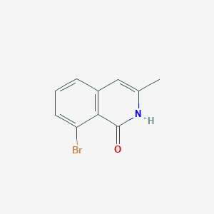 molecular formula C10H8BrNO B2440981 8-Bromo-3-methyl-1,2-dihydroisoquinolin-1-one CAS No. 1597963-23-9