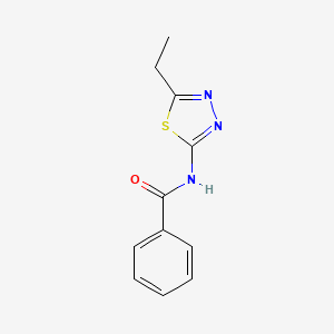 molecular formula C11H11N3OS B2441045 N-(5-Ethyl-1,3,4-thiadiazol-2-yl)benzamide CAS No. 36231-88-6