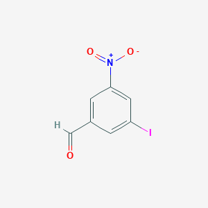 molecular formula C7H4INO3 B2441064 3-Iodo-5-nitrobenzaldehyde CAS No. 1261752-40-2