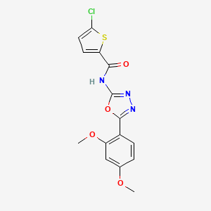5-chloro-N-(5-(2,4-dimethoxyphenyl)-1,3,4-oxadiazol-2-yl)thiophene-2-carboxamide