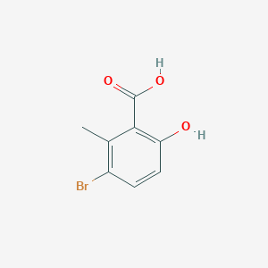 molecular formula C8H7BrO3 B2441211 3-Bromo-6-hydroxy-2-methylbenzoic acid CAS No. 252955-18-3