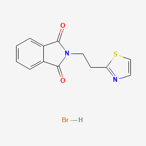 2-[2-(1,3-thiazol-2-yl)ethyl]-2,3-dihydro-1H-isoindole-1,3-dione hydrobromide
