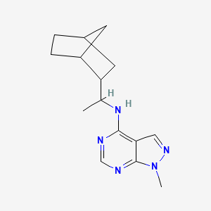 N-[1-(bicyclo[2.2.1]hept-2-yl)ethyl]-1-methyl-1H-pyrazolo[3,4-d]pyrimidin-4-amine