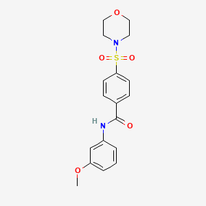 N-(3-methoxyphenyl)-4-(morpholinosulfonyl)benzamide