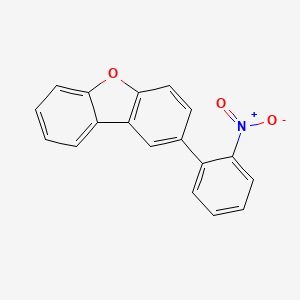 molecular formula C18H11NO3 B2441551 2-(2-Nitrophenyl)dibenzo[b,d]furan CAS No. 1246308-82-6