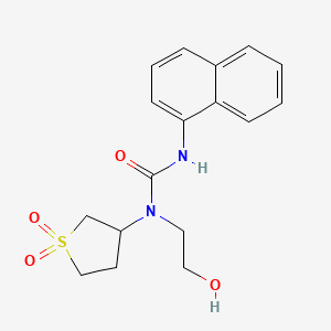 1-(1,1-Dioxidotetrahydrothiophen-3-yl)-1-(2-hydroxyethyl)-3-(naphthalen-1-yl)urea