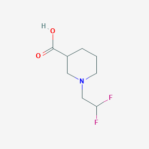1-(2,2-Difluoroethyl)piperidine-3-carboxylic acid