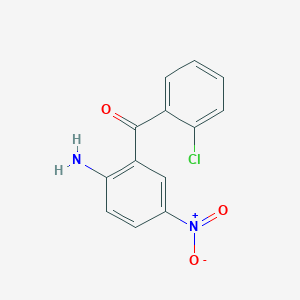 molecular formula C13H9ClN2O3 B024416 2-Amino-2'-chloro-5-nitrobenzophenone CAS No. 2011-66-7
