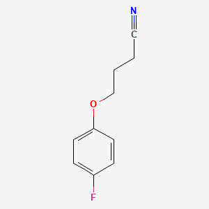 molecular formula C10H10FNO B2441625 4-(4-Fluorophenoxy)butanenitrile CAS No. 24115-22-8