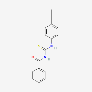 molecular formula C18H20N2OS B2441637 N-benzoyl-N'-[4-(tert-butyl)phenyl]thiourea CAS No. 117174-73-9