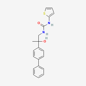 1-(2-([1,1'-Biphenyl]-4-yl)-2-hydroxypropyl)-3-(thiophen-2-yl)urea