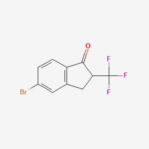 5-Bromo-2-(trifluoromethyl)-2,3-dihydroinden-1-one
