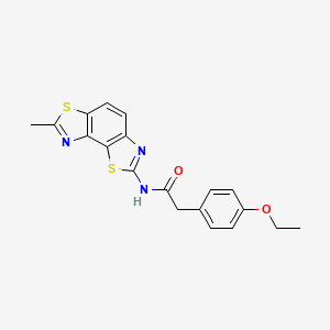 2-(4-ethoxyphenyl)-N-(7-methyl-[1,3]thiazolo[5,4-e][1,3]benzothiazol-2-yl)acetamide