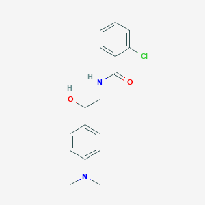 2-chloro-N-(2-(4-(dimethylamino)phenyl)-2-hydroxyethyl)benzamide
