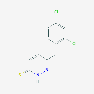 6-(2,4-Dichlorobenzyl)-3-pyridazinethiol