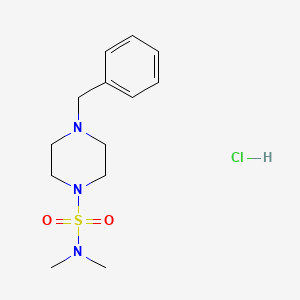 4-benzyl-N,N-dimethylpiperazine-1-sulfonamide hydrochloride
