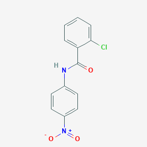 molecular formula C13H9ClN2O3 B024418 2-chloro-N-(4-nitrophenyl)benzamide CAS No. 55501-45-6