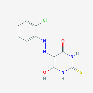 5-(2-(2-chlorophenyl)hydrazono)-2-thioxodihydropyrimidine-4,6(1H,5H)-dione