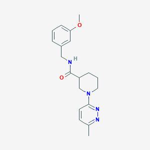 molecular formula C19H24N4O2 B2442068 N-[(3-methoxyphenyl)methyl]-1-(6-methylpyridazin-3-yl)piperidine-3-carboxamide CAS No. 2309706-28-1