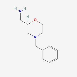 B2442169 (4-Benzylmorpholin-2-yl)methanamine CAS No. 110859-47-7; 186293-55-0; 214273-17-3