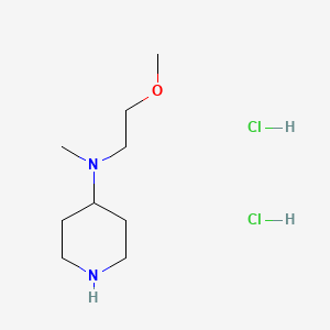 molecular formula C9H22Cl2N2O B2442231 N-(2-Methoxyethyl)-N-methylpiperidin-4-amine dihydrochloride CAS No. 2408970-10-3