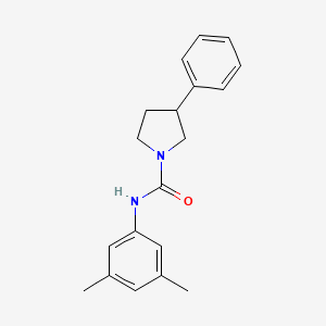 molecular formula C19H22N2O B2442254 N-(3,5-dimethylphenyl)-3-phenylpyrrolidine-1-carboxamide CAS No. 1210896-31-3