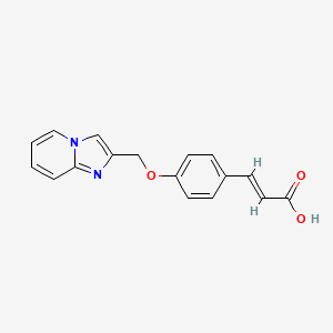 (2E)-3-(4-{imidazo[1,2-a]pyridin-2-ylmethoxy}phenyl)prop-2-enoic acid