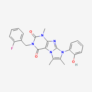 3-(2-fluorobenzyl)-8-(2-hydroxyphenyl)-1,6,7-trimethyl-1H-imidazo[2,1-f]purine-2,4(3H,8H)-dione