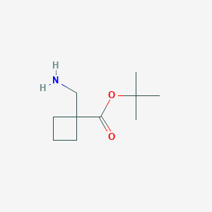 Tert-butyl 1-(aminomethyl)cyclobutane-1-carboxylate