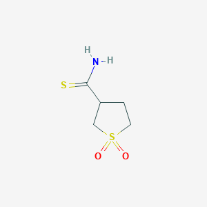 1,1-Dioxo-1lambda6-thiolane-3-carbothioamide
