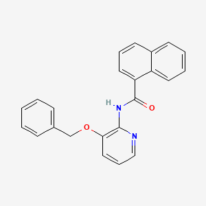 N-(3-phenylmethoxypyridin-2-yl)naphthalene-1-carboxamide