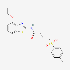 N-(4-ethoxybenzo[d]thiazol-2-yl)-4-tosylbutanamide