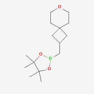 2-((7-Oxaspiro[3.5]nonan-2-yl)methyl)-4,4,5,5-tetramethyl-1,3,2-dioxaborolane