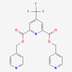 Bis(4-pyridinylmethyl) 4-(trifluoromethyl)-2,6-pyridinedicarboxylate