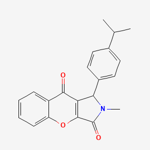 1-(4-Isopropylphenyl)-2-methyl-1,2-dihydrochromeno[2,3-c]pyrrole-3,9-dione