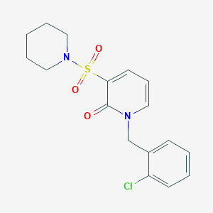1-(2-chlorobenzyl)-3-(piperidin-1-ylsulfonyl)pyridin-2(1H)-one