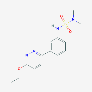 3-[3-(Dimethylsulfamoylamino)phenyl]-6-ethoxypyridazine