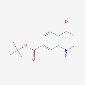 Tert-butyl 4-oxo-2,3-dihydro-1H-quinoline-7-carboxylate