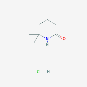 6,6-Dimethylpiperidin-2-one;hydrochloride