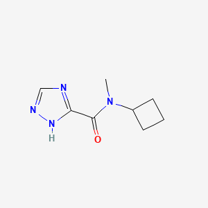 molecular formula C8H12N4O B2442397 N-cyclobutyl-N-methyl-1H-1,2,4-triazole-3-carboxamide CAS No. 1592481-08-7