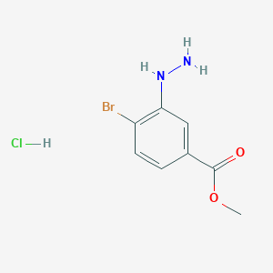 Methyl 4-bromo-3-hydrazinylbenzoate hydrochloride