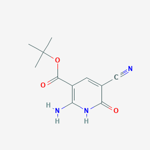 Tert-butyl 2-amino-5-cyano-6-oxo-1H-pyridine-3-carboxylate