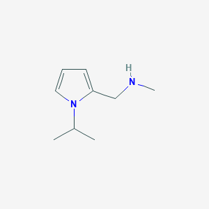 molecular formula C9H16N2 B2442507 1-(1-isopropyl-1H-pyrrol-2-yl)-N-methylmethanamine CAS No. 1211504-90-3