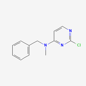 molecular formula C12H12ClN3 B2442529 N-benzyl-2-chloro-N-methylpyrimidin-4-amine CAS No. 146070-01-1