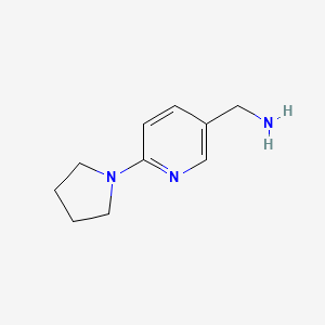 B2442548 [6-(Pyrrolidin-1-yl)pyridin-3-yl]methanamine CAS No. 754977-02-1