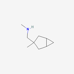 molecular formula C9H17N B2442564 methyl({3-methylbicyclo[3.1.0]hexan-3-yl}methyl)amine CAS No. 1506915-69-0